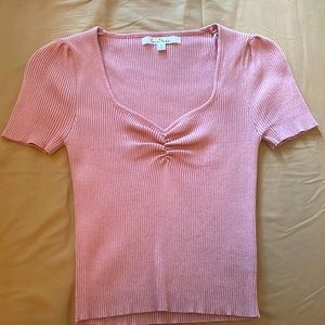 Pink Short Sleeve Top